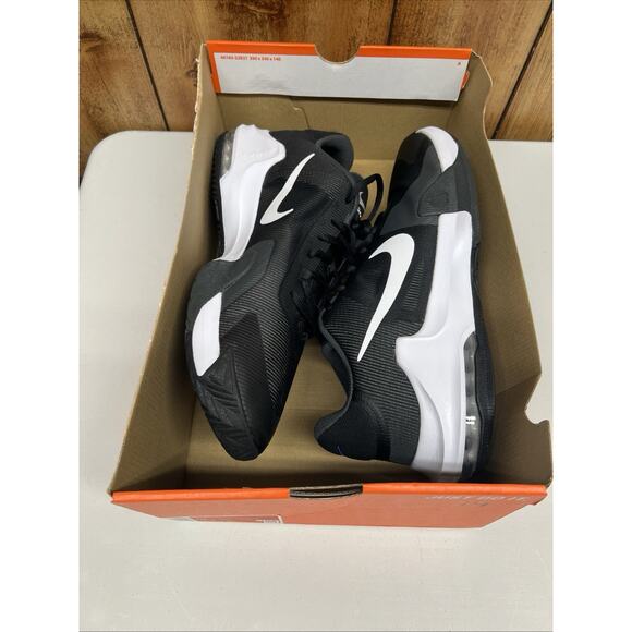 NIKE AIR MAX IMPACT 4 BLACK/WHITE-ANTHRACITE SIZE MEN'S 11.5 [DM1124-001] - Picture 5 of 5
